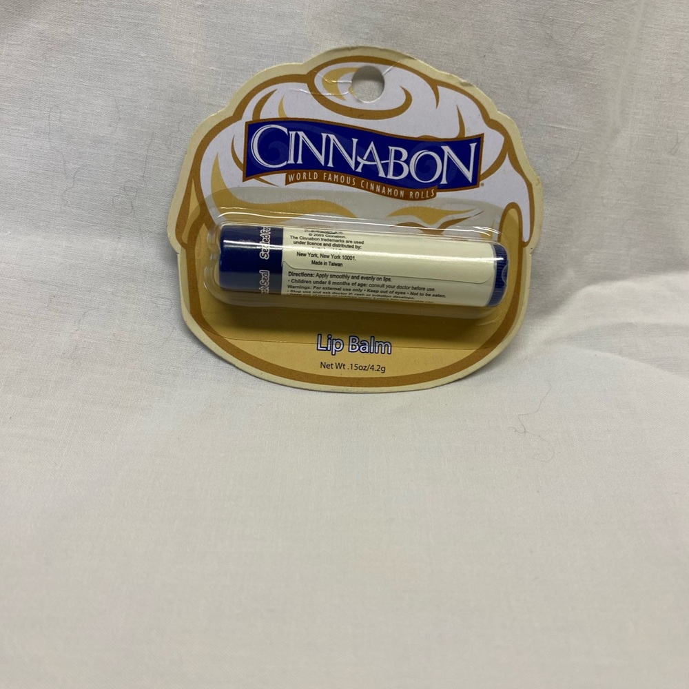 Vintage Cinnabon Lip Balm - Sealed New In Package, Rare